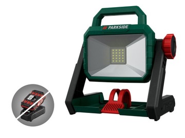 Reflektor Lampa Halogen Akumulatorowy LED 20 V / 12 V i sieciowa PARKSIDE