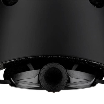 Детский шлем регулируемый черный 52-56 см NILS Прочный и прочный