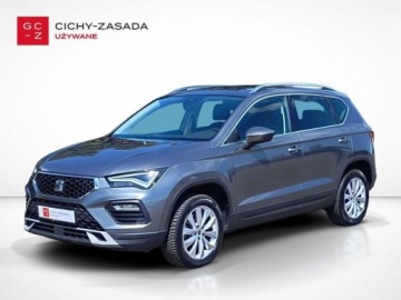Seat Ateca SUV Facelifting 2.0 TDI 150KM 2022 Seat Ateca serwis ASO 2.0TDI 150KM bezwypadkowy pakiety Link NAVI LED VAT23