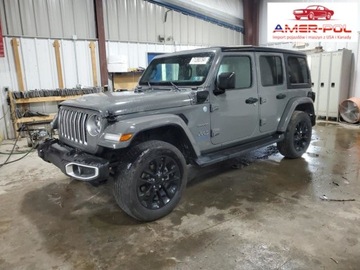 Jeep Wrangler IV 2021 Jeep Wrangler 2021, 2.0L, 4x4, UNLIMITED SAHARA 4XE, od ubezpieczalni 2.0