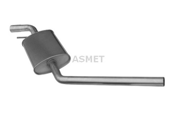 ASMET TŁUMIK UKŁADU WYDECHOWEGO PRZÓD VW TRANSPORTER IV 1.9D-2.8