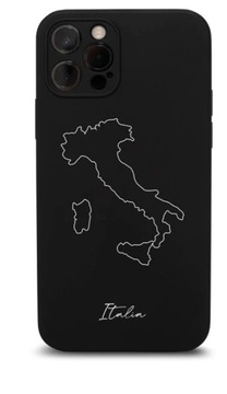 CASE PLECKI OBUDOWA CZARNA WŁOCHY IPHONE 13 PRO