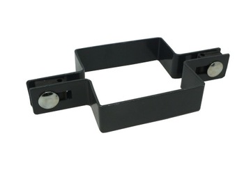 Obejma przelotowa do paneli 80mm x 80mm - Antracyt