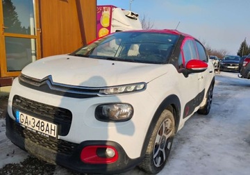 Citroen C3 II Hatchback facelifting 1.2 PureTech 110KM 2016 Citroen C3 112016r SALON POLSKA.1.2 Benzyna. Uszkodzony. Poobijany. Jezdzi