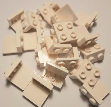 Lego 44728 Wspornik 1x2-2x2 Biały 20szt. Nowe