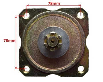 ЗАДНИЙ ОСЬ QUAD ATV 50 110 125 С МОНТАЖНОЙ СТУПИЦОЙ БЕЗ ЗВЕЗДОЧКИ И ДИСКАМИ BARTON