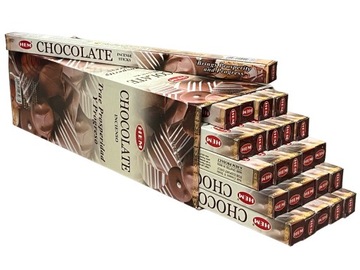 INDYJSKIE KADZIDŁA CHOCOLATE CZEKOLADA 200 szt KADZIDEŁKA