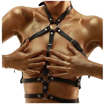 Uprząż BDSM Harness Paski Skórzane