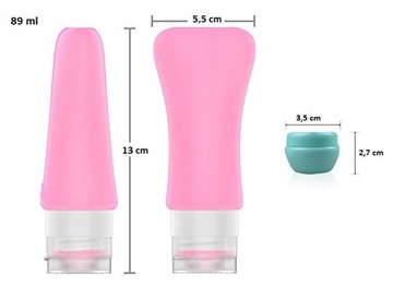 Силиконовые контейнеры для мягких жидкостей для самолета, круассанов, шейной повязки, глаз