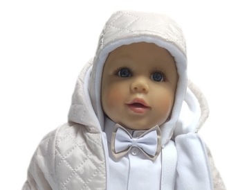 CZAPKA DO CHRZTU UBRANKA CHRZEST CZAPECZKA R80
