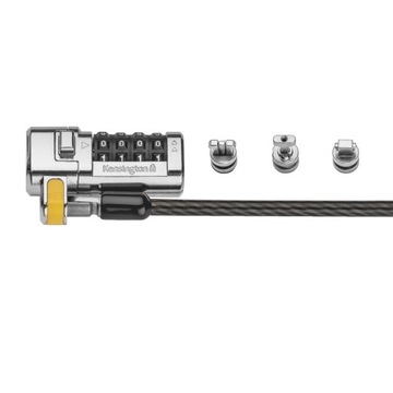 Комбинированный замок для ноутбука ClickSafe 3-в-1 с Т-образной планкой,