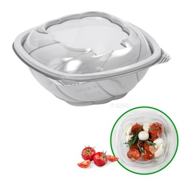 Opakowanie pojemnik na sałatkę plastikowe 250 ml