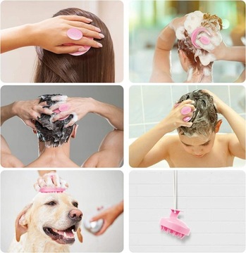 МАССАЖНАЯ ЩЕТКА ДЛЯ МЫТЬЯ ВОЛОС, КОЖИ ГОЛОВЫ, МАСОК, ЛОСЬОНА, ПИЛИНГА ТЕЛА