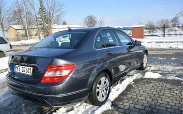 Mercedes Klasa C W204 Limuzyna 1.8 180 K 156KM 2009 Mercedes-Benz Klasa C 1.6B Kompresor Navi Oryginal Lakier 2 Kpl Kol Sprowa, zdjęcie 10