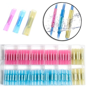 190 быстроразъемных оловянных термоусадочных обжимных соединителей для кабельных шлангов