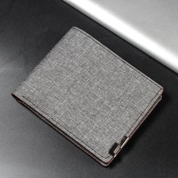 Simple Fashion Denim Wallet Horizontal Money Clip Large Capacity
