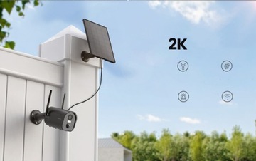 СОЛНЕЧНАЯ НАРУЖНАЯ IP-КАМЕРА WIFI HD 2K 3MP 1296P