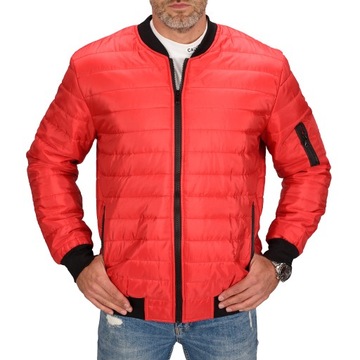 KR02 roz. XL KURTKA MĘSKA BOMBER JACKET PIKOWANA