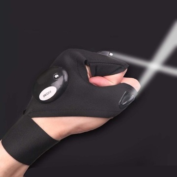 НАБОР ПЕРЧАТОК С СВЕТОДИОДНОЙ ПОДСВЕТКОЙ СПРАВА И СЛЕВА - БРЕНДОВЫЙ НАБОР GLOVELITE