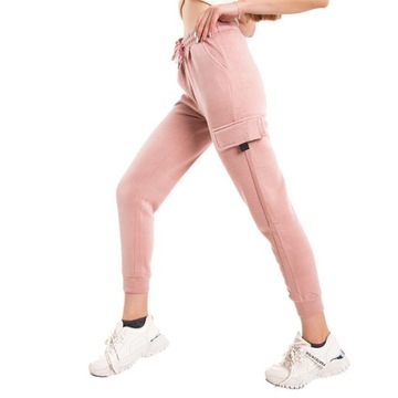 HL-542 PINK RÓŻOWE DAMSKIE SPODNIE L/XL - 41