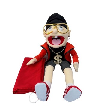 60CM JEFFY HAND PUPPET MASKOTKA PLUSZOWY ZABAWKA