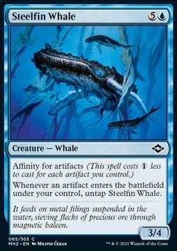 4x Steelfin Whale (Modern Horizons 2)