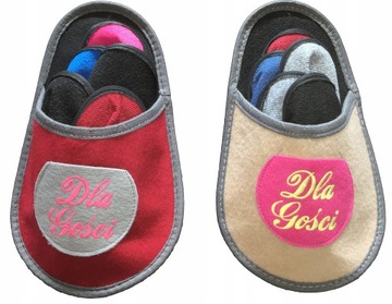 ТАПОЧКИ ДОМАШНИЕ 5+1 ДЛЯ ГОСТЕЙ, НАБОР 2 ШТ.