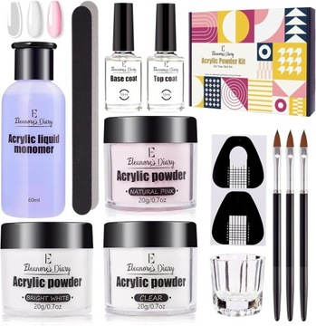 Eleanore's Diary zestaw akrylowy do paznokci