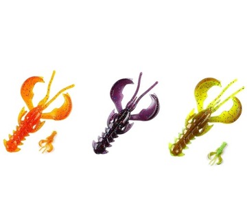 GUMA RACZEK LOBSTER 4CM 3 SZTUKI OKOŃ,SANDACZ