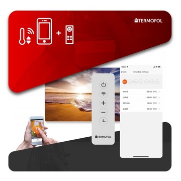 Инфракрасный ОБОГРЕВАТЕЛЬ image 700Вт 120х60см WiFi