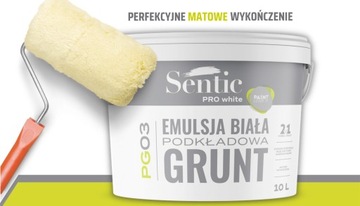 SENTIC Праймер-эмульсия GRUNT PG03 10л БЕЛЫЙ