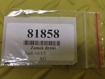 AUDI A6 C5 KOMBI ZÁMEK DVEŘE PRAVÝ ZADNÍ 4B0839016G