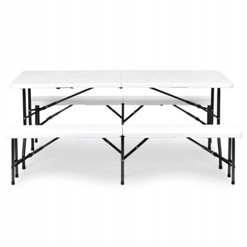 НАБОР ДЛЯ КЕЙТЕРИНГА САДОВЫЙ СТОЛ НАБОР СКАМЬЕК 180см БАНКЕТНЫЙ ДЛЯ САДА