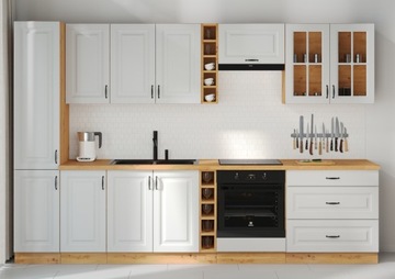 Кухонная мебель, шкафы STILO МДФ, MATT WHITE