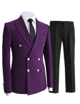2 Pieces Men's Suit 2023 New Double Breasted Jacke