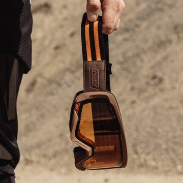 Gogle IMX ENDURANCE RUST BROWN MATT/ORANGE GRATISY