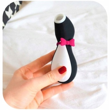 ОРИГИНАЛЬНЫЙ ВОЗДУШНЫЙ МАССАЖЕР PENGUIN ВИБРАТОР С ВСАСЫВАЮЩИМ МОЩНЫМ ОРГАЗМОМ