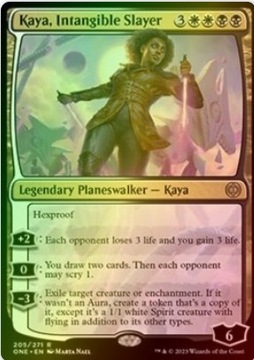 MTG Kaya, Intangible Slayer FOIL Rare ONE