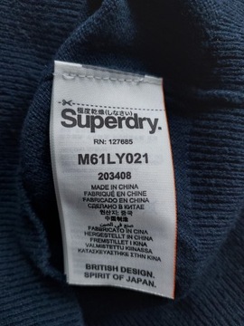 SUPERDRY sweter bawełna kaszmir M