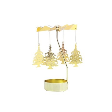 Obrotowy Świecznik Tealight Świecznik Drzewo