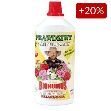 BIOHUMUS EXTRA PELARGONIA 1L 20% gratis