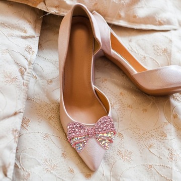 Modna ozdoba do butów Kryształowe spinki do w