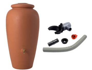ZBIORNIK NA WODĘ DESZCZÓWKĘ AMFORA 500 L + KRANIK