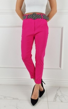 #Lastyczne - брюки - Женские - в ластике - пояс#