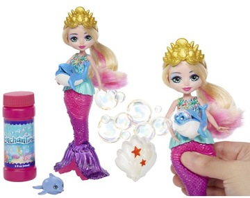 ENCHANTIMALS Lalka Atlantia BĄBELKOWA SYRENKA Bańk