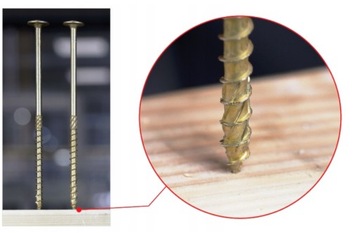 Шурупы по дереву TORX 4x70 KLIMAS С КОНИЧЕСКОЙ ГОЛОВКОЙ 200 шт.