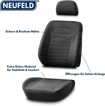 Универсальные чехлы на сиденья NEUFELD.
