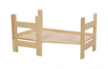Regał na książki narożny sosnowy Moduły BERDO 1P