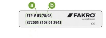 FAKRO КРЫШНЫЕ СТАВНИ 78X118 THERMO BLACKOUT