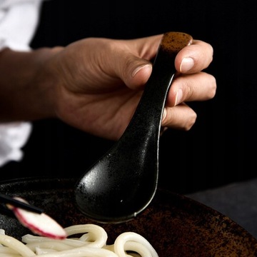 5 шт. керамическая суповая ложка в японском стиле